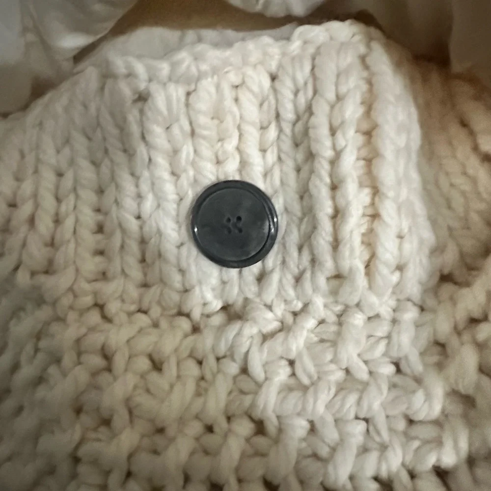 West Elm cable knit